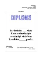 Paraugs 'Sacensību nolikums', 18.