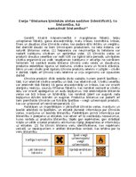 Eseja 'Bīstamas ķīmiskās vielas sadzīve (identificēt), to bīstamība, kā samazināt bīsta', 1.