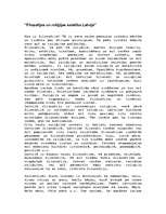 Eseja 'Filosofijas un reliģijas saistība Latvijā', 1.