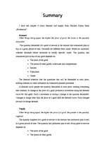 Konspekts 'Summary', 1.