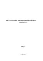 Referāts 'Stomas pacienta problēmas pēc operācijas', 1.