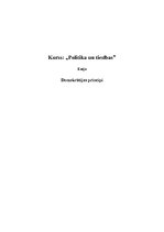 Eseja 'Politika un tiesības. Demokrātijas principi', 1.