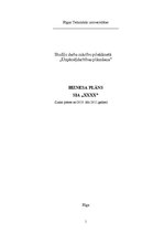 Referāts 'Uzņēmējdarbības plānošana - biznesa plāns', 1.