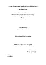 Konspekts 'Rokdarbu nodarbība', 1.