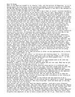 Eseja 'Dare To Dream', 1.