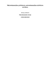 Konspekts 'Makroekonomikas priekšmets, aktivitātes mērīšana', 1.