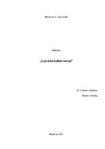 Referāts 'Latviešu kultūras varoņi', 1.