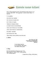 Referāts 'Latviešu tautas ticējumi', 1.