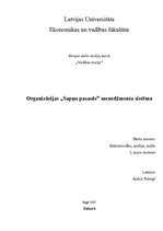 Referāts 'Organizācijas menedžmenta sistēma', 1.