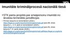 Prezentācija 'Starptautisko tiesību komisija un imunitāte', 10.