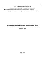 Diplomdarbs 'Mājokļu pieejamības koncepcija jauniešu videi Latvijā', 1.