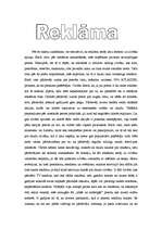 Eseja 'Reklāma', 1.