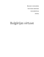 Referāts 'Bulgārijas virtuve', 1.
