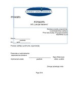 Prakses atskaite 'AS "Latvijas balzams"', 1.