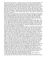 Eseja 'Disasters, Speaks of the Study of Hurricanes', 1.