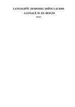 Referāts 'Latgaliešu zemnieku dzīve laukos Latgalē 19.gadsimta beigās', 1.