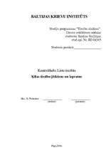 Konspekts 'Ķīlu tiesību jēdziens un izpratne', 1.