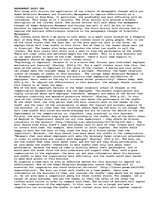 Eseja 'Human Relations Movement and Scientific Management', 1.