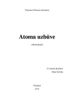 Referāts 'Atoma uzbūve', 1.