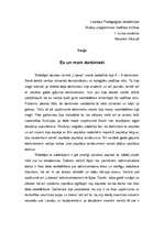 Eseja 'Es un mani darbinieki', 1.