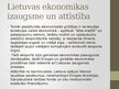 Prezentācija 'Lietuvas ekonomikas attīstība', 5.