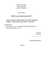 Konspekts 'Informācijas ievadīšana politiskajā sistēmā', 1.