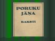 Prezentācija 'Jānis Poruks', 6.