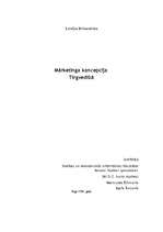 Referāts 'Mārketinga koncepcija tirgvedībā', 1.