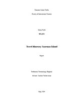 Konspekts 'Travel Itinerary Saaremaa Island', 1.