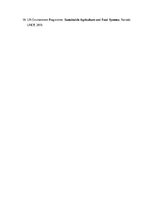 Eseja 'Ilgtspējīga lauksaimniecība un pārtikas drošība', 4.