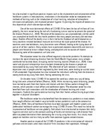 Eseja 'Coronavirus and Its Effects on the Society and Economy', 3.