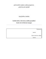 Diplomdarbs 'Sociālais darbs ar deviantas uzvedības pusaudžiem', 1.