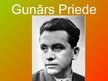 Prezentācija 'Gunārs Priede', 1.
