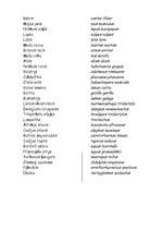 Konspekts 'Dzīvnieku nosaukumi latīņu valodā', 14.