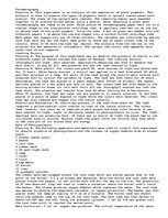 Eseja 'Photosynthesis and Chromatography', 1.