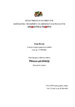 Konspekts 'Gaisa kuģu hidrauliskās sistēmas plūsmas pārslēdzēji', 1.