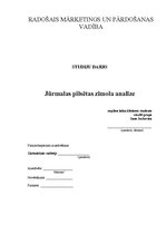 Referāts 'Zīmola analīze Jūrmalas pilsētai', 1.