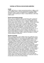 Referāts 'Šveices un Latvijas ekonomiskā sadarbība', 1.