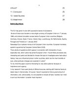 Referāts 'European Single Currency - Euro', 3.