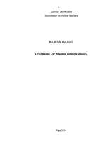 Referāts 'Uzņēmuma "X" finanšu rādītāju analīze', 1.