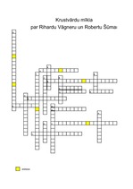 Konspekts 'Krustvārdu mīkla par Rihardu Vāgneru un Robertu Šūmani', 1.