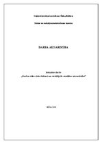 Konspekts 'Darba vides riska faktori un strādājošo veselības aizsardzība', 1.