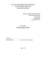 Referāts 'Antīkā perioda estētika', 1.