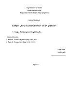 Konspekts 'Politiskie procesi Eiropā 20-tajos gados. Vācija pēc Pirmā pasaules kara: izmaiņ', 1.