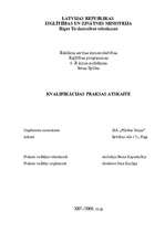 Prakses atskaite 'Kvalifikācijas prakse', 1.