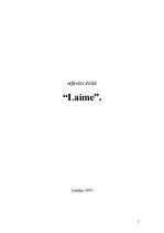 Referāts 'Laime', 1.