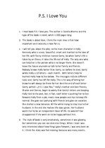 Konspekts 'Book Report "P.S. I Love You"', 1.