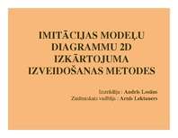 Prezentācija 'Imitācijas modeļu diagrammu 2D izkārtojuma izveidošanas metodes', 1.