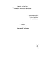 Referāts 'Personība un masas', 1.