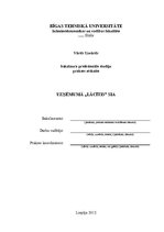 Prakses atskaite 'Mazumtirdzniecības uzņēmuma prakses atskaite', 1.